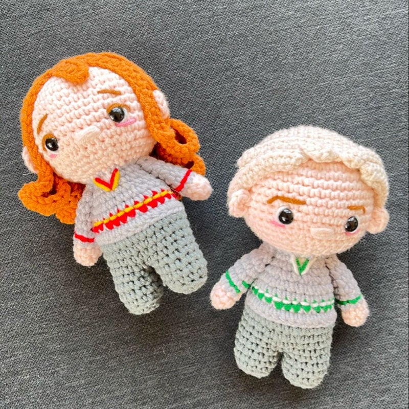 Dramione HP Crocheted Hermione & Draco