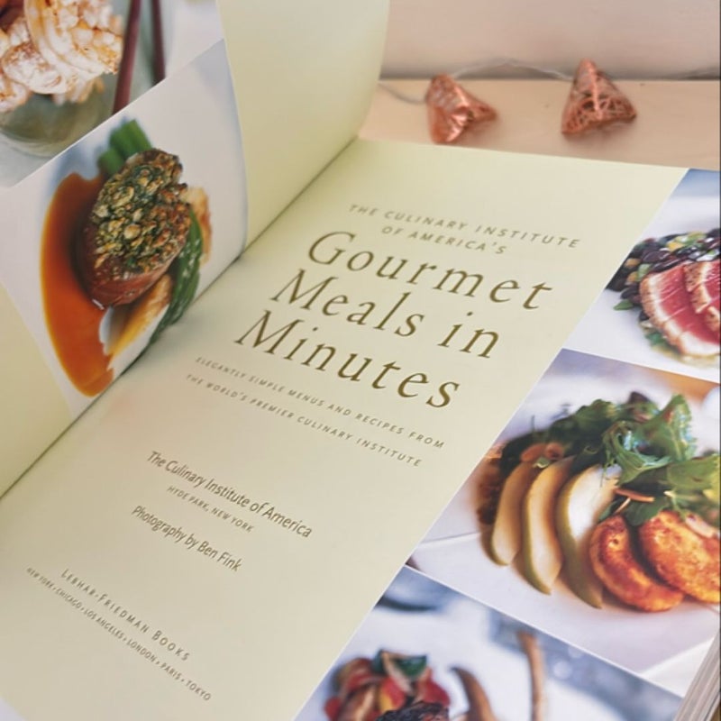 Culinary Institute of America's Gourmet Meals in Minutes