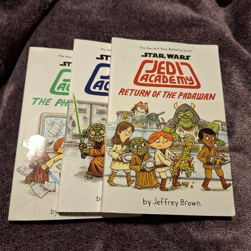 3 Book Star Wars Jedi Academy 
