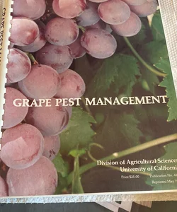 Grape Pest Management 