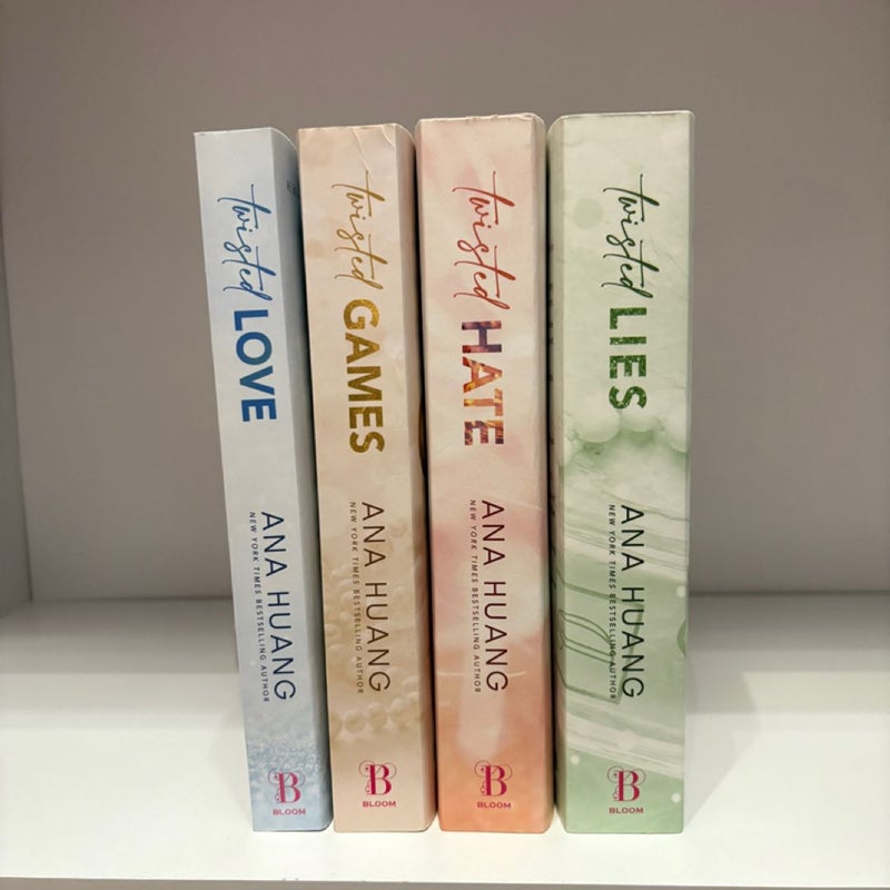 Four Paperbacks - Entire Twisted Series: Twisted Love + Twisted Games + Twisted Hate + Twisted Lies