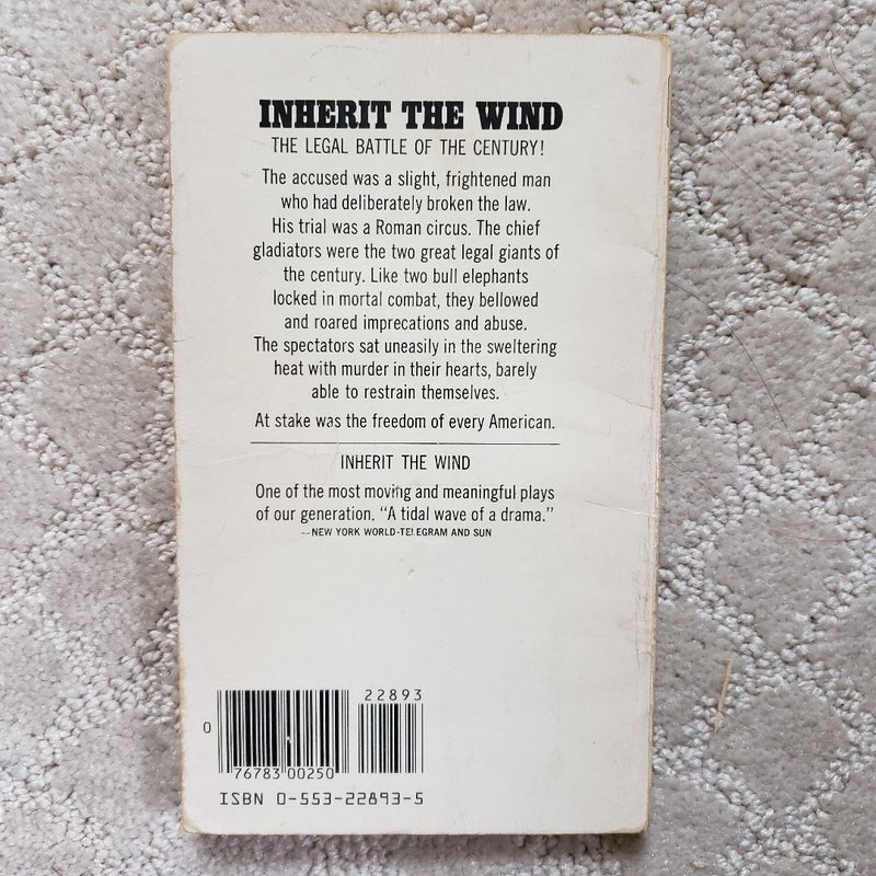 Inherit the Wind (31st Bantam Pathfinder Printing, 1981)