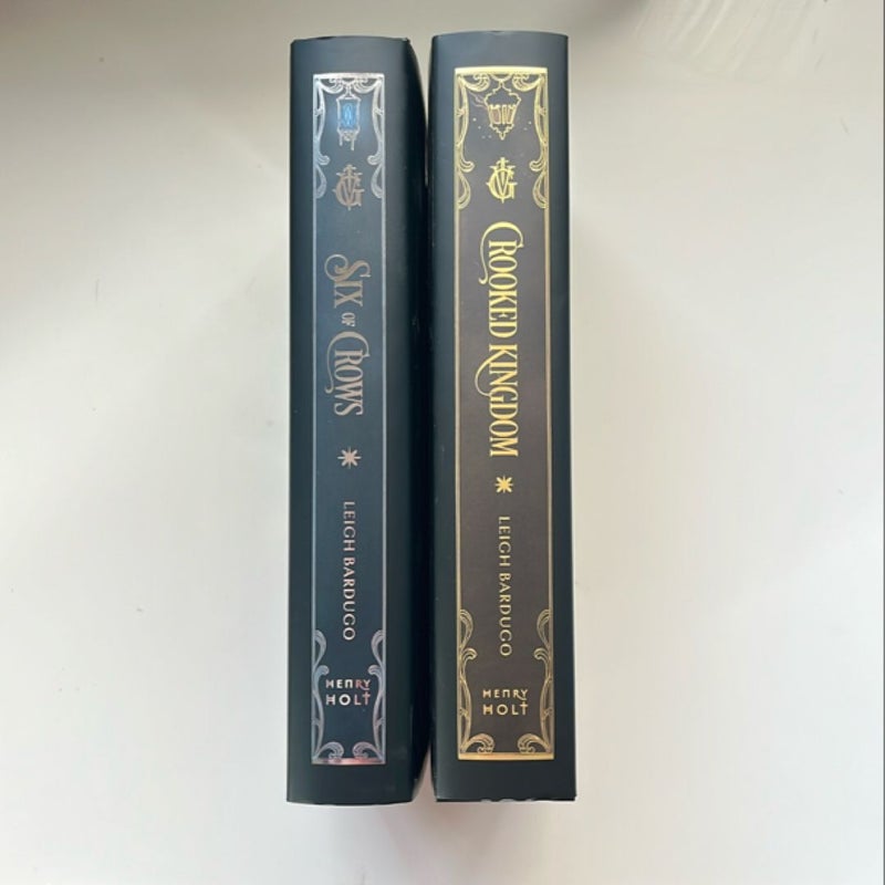 Six of Crows and Crooked Kingdom Into the Grishaverse Signed Owlcrate Special Editions