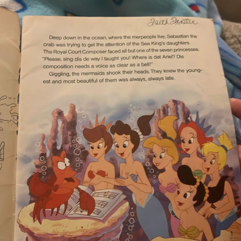 Vintage little mermaid book 