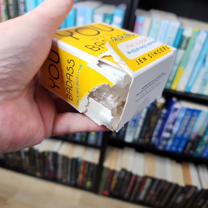 You Are a Badass Talking Button