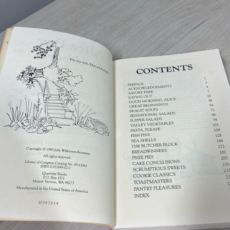 Alice Bay Cookbook