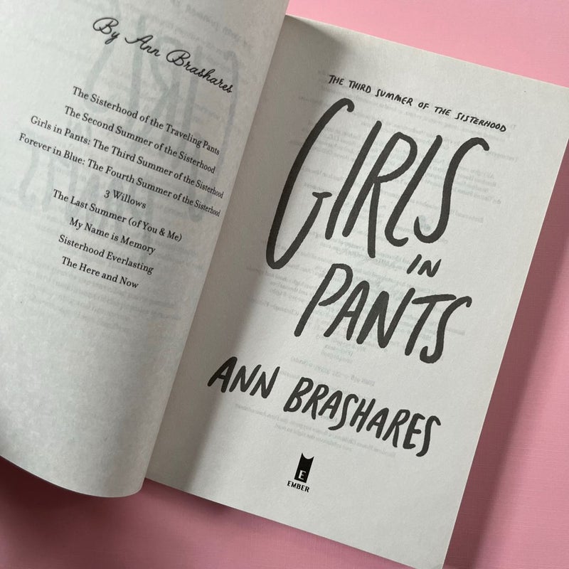 Girls in Pants: the Third Summer of the Sisterhood