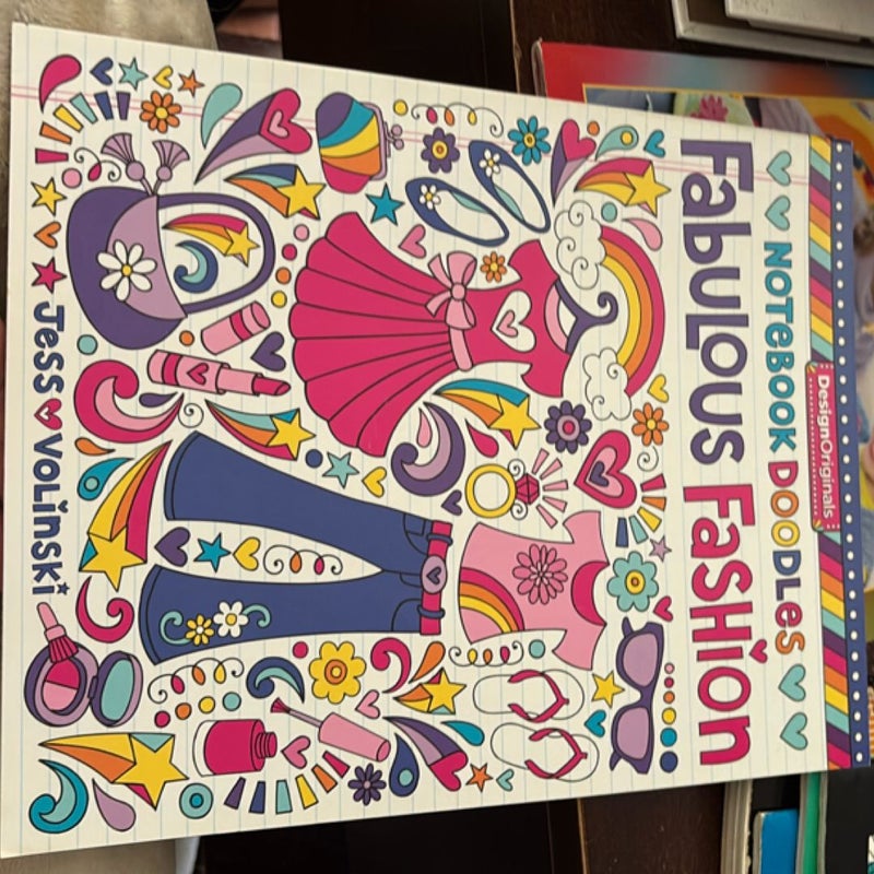 Notebook Doodles Fabulous Fashion