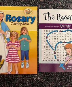 The Rosary Coloring book & activity book