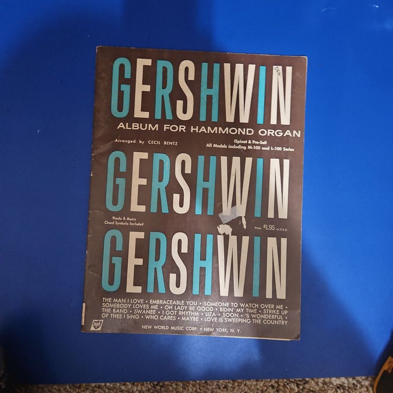 GERSHWIN GERSHWIN GERSHWIN