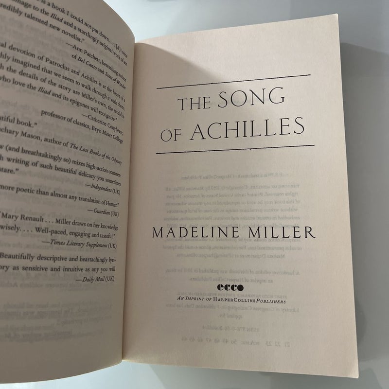 The Song of Achilles