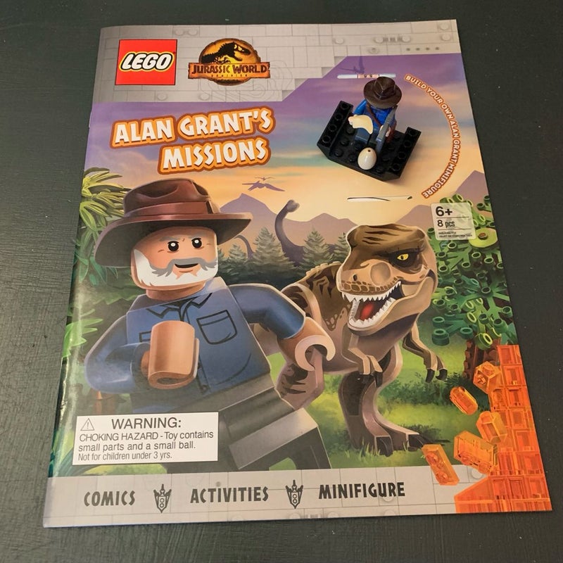 Lego Alan Grant’s Missions with minifigurine 