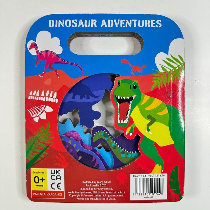 Dinosaur Adventures, Die Cut with Handle