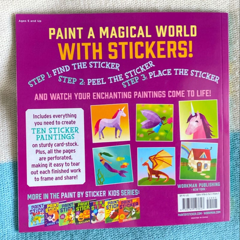 Paint by Sticker Kids: Unicorns and Magic