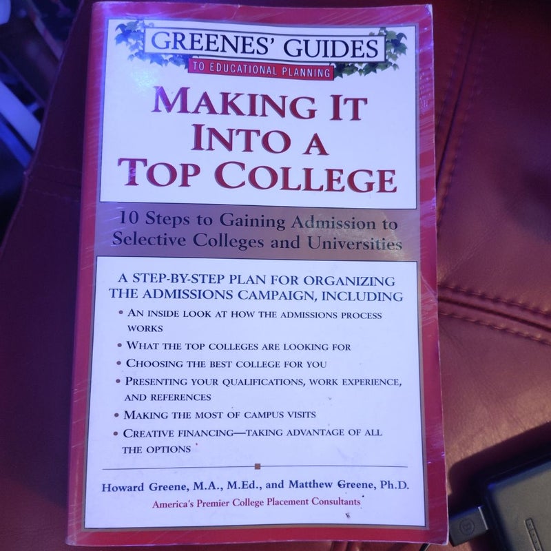 Making It into a Top College