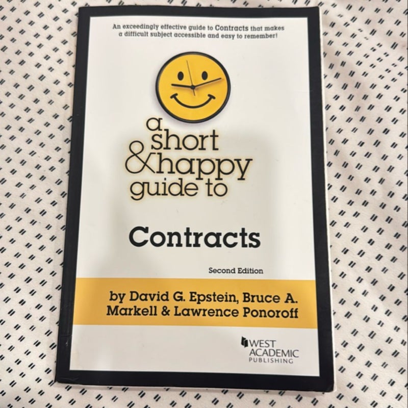 A Short and Happy Guide to Contracts