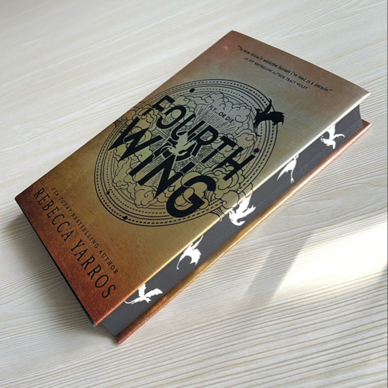 Fourth Wing First Edition - SPRAYED EDGES, SIGNED BOOKPLATE, FIRST PRINTING