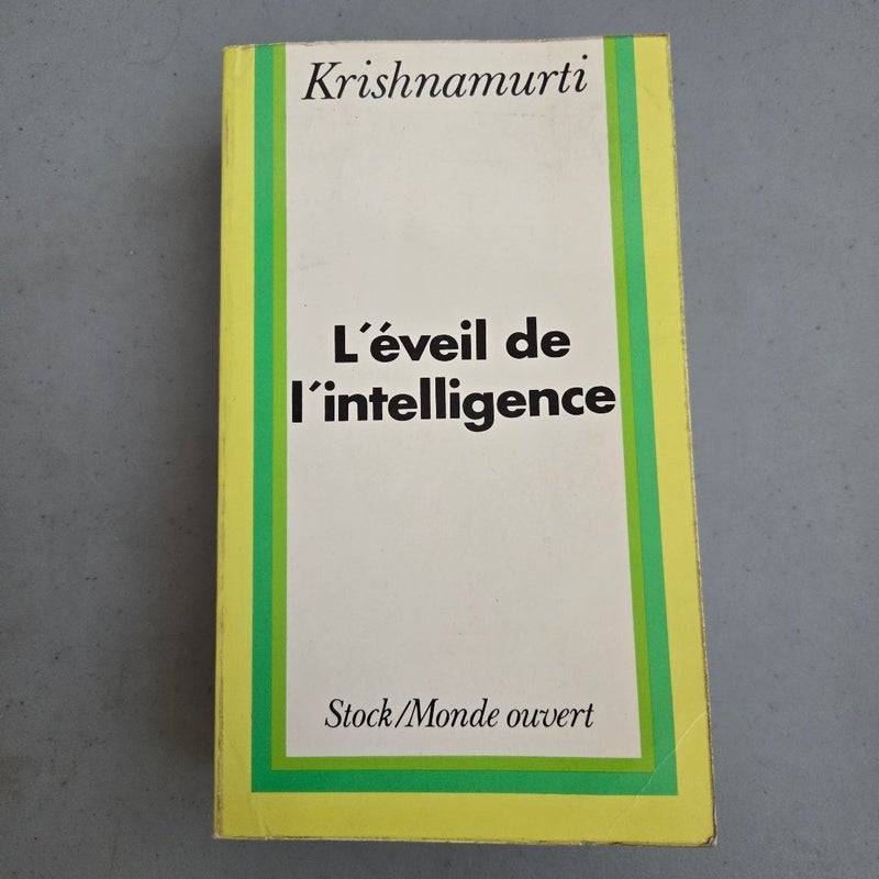 L'éveil de l'intelligence