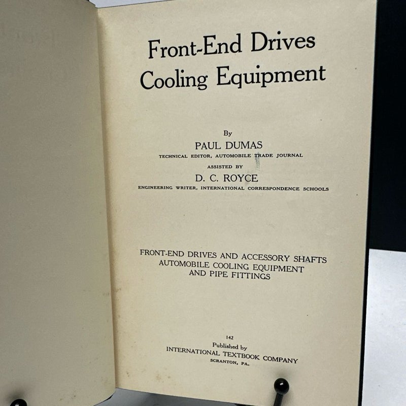 Front End Drives Cooling Equipment 1933 International Textbook Company #142