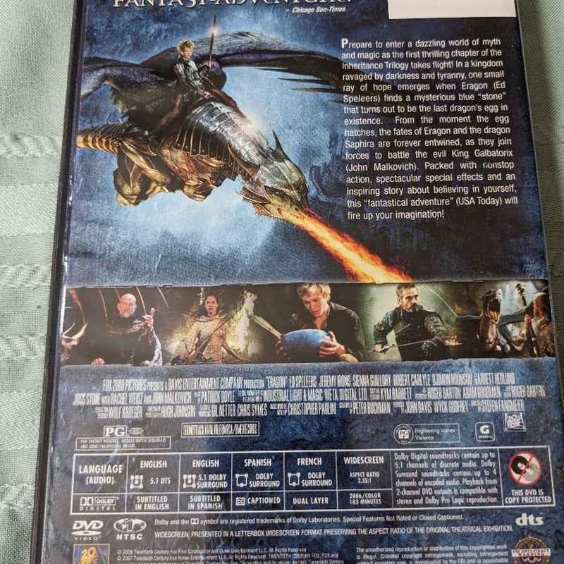 Eragon DVD Widescreen 