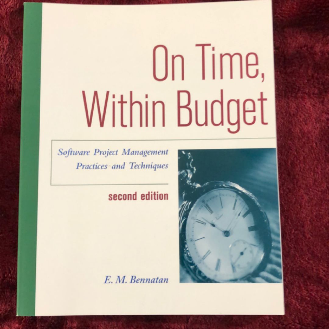 On Time, Within Budget