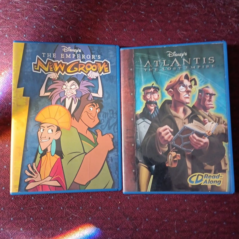 2 Disney CD Read-Along Books