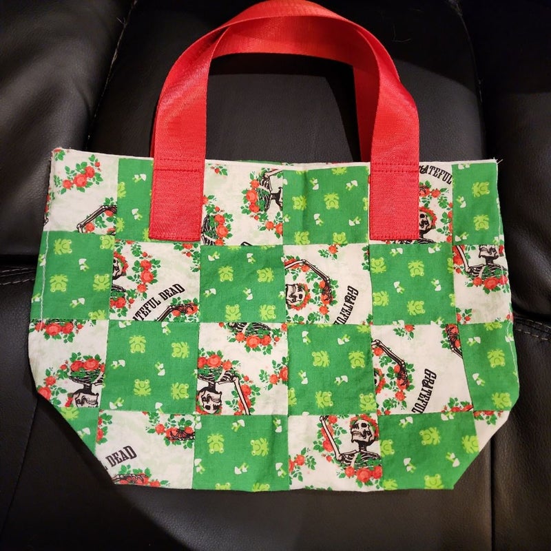 Grateful Dead patchwork tote