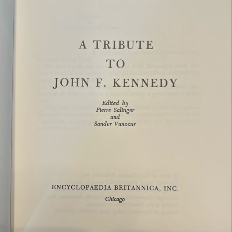 A Tribute to John F. Kennedy