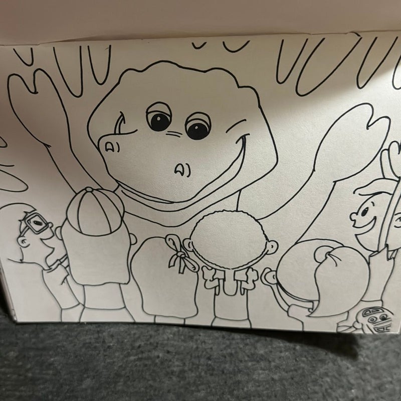 Barney coloring book 