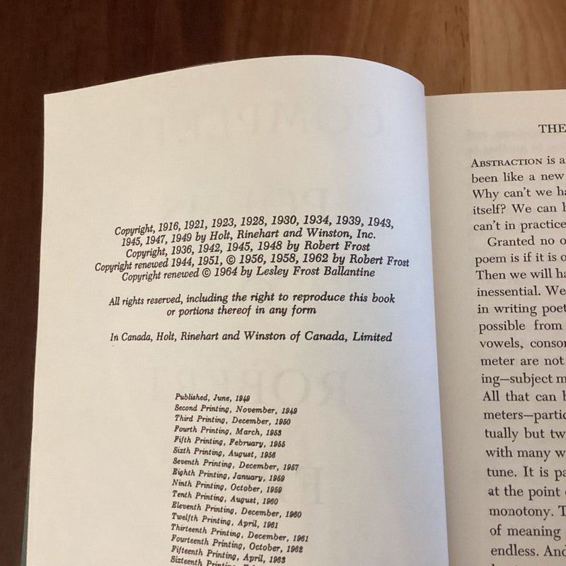 Complete Poems of Robert Frost
