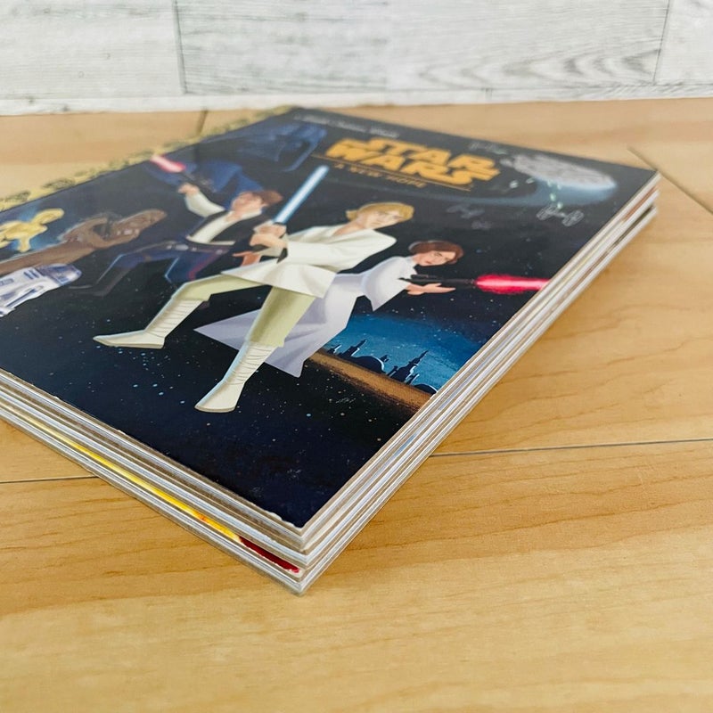 Little Golden Star Wars Bundle-Lot of 3; Revenge of the Sith, A New Hope, Empire Strikes Back 