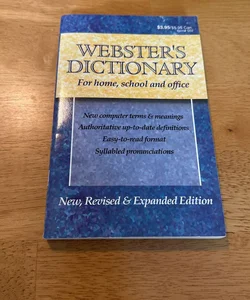 Webster’s Dictionary For Home, School and Office