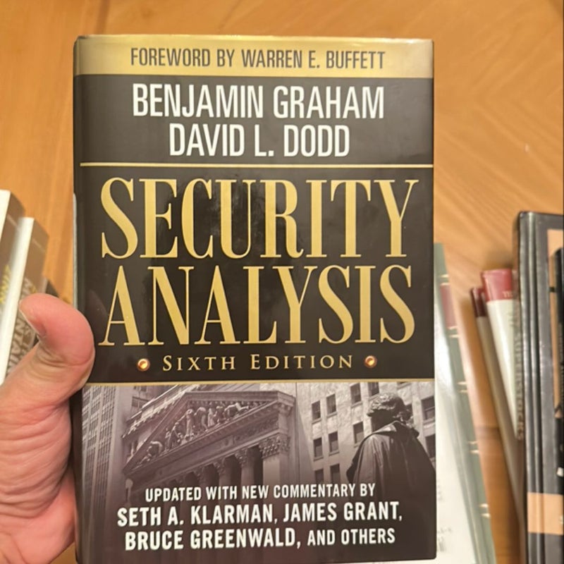 Security Analysis: Sixth Edition, Foreword by Warren Buffett