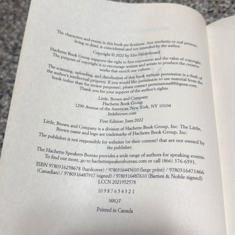 The Hotel Nantucket First Edition