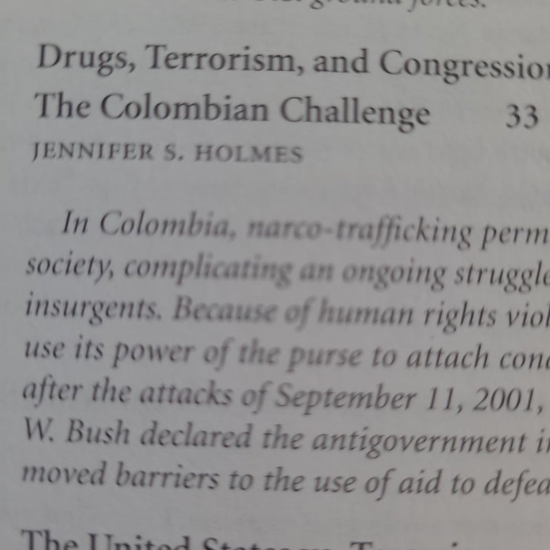 Contemporary Cases in U. S. Foreign Policy