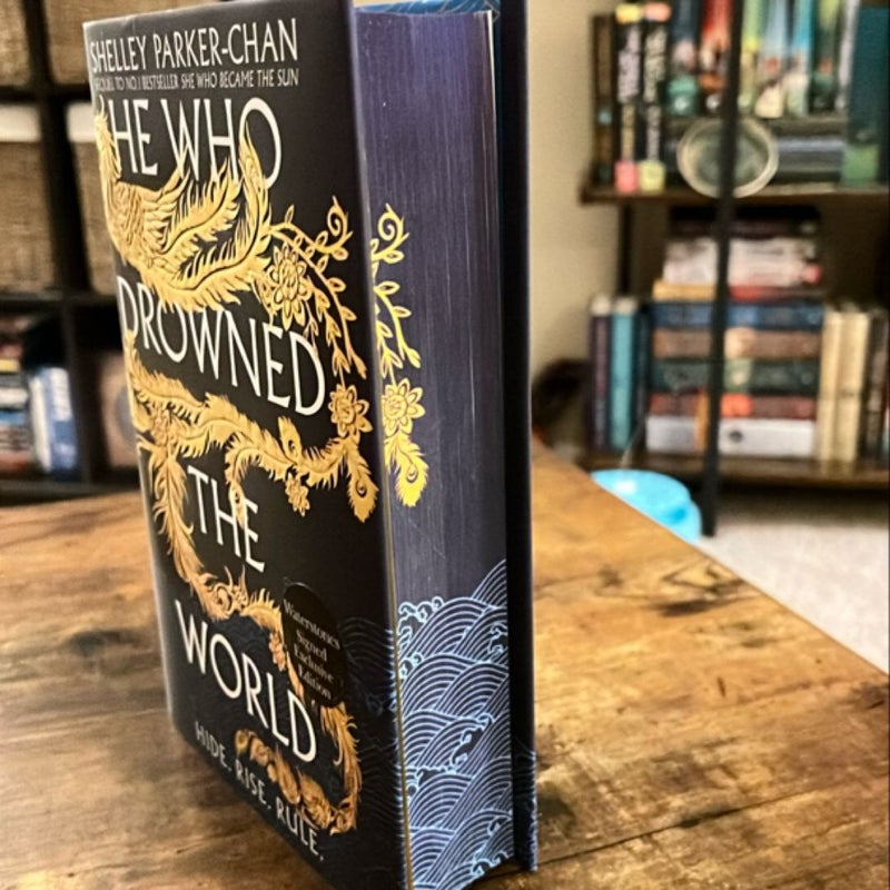 He Who Drowned The World (Waterstones Signed Exclusive Edition)