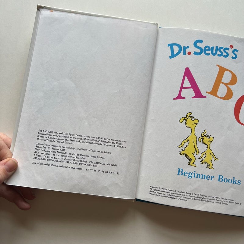 Dr. Seuss's ABC