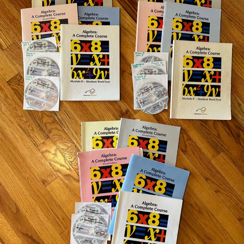 Videotext Algebra (Modules D, E, F)
