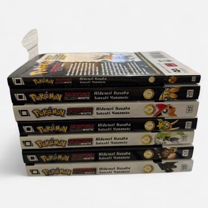 Pokémon Adventures (Red and Blue) Vol. 1-14 and Pokemon Adventures Black & White Vol. 1,3-8