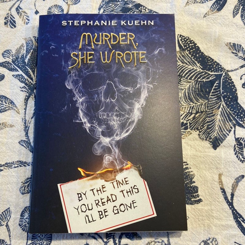 By the time you read this i ll be gone murder she wrote 1 by