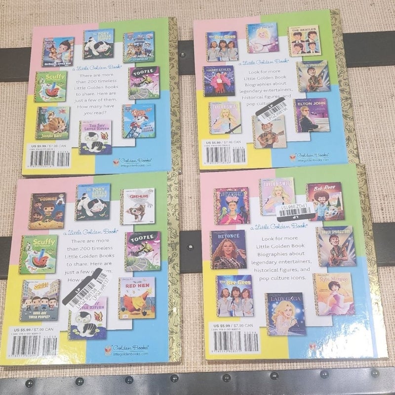Lot of 4 Little Golden Kids Books 10