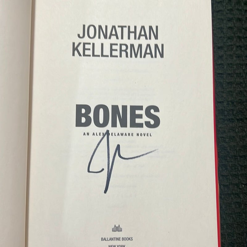 Bones / Autographed Edition / First Edition No