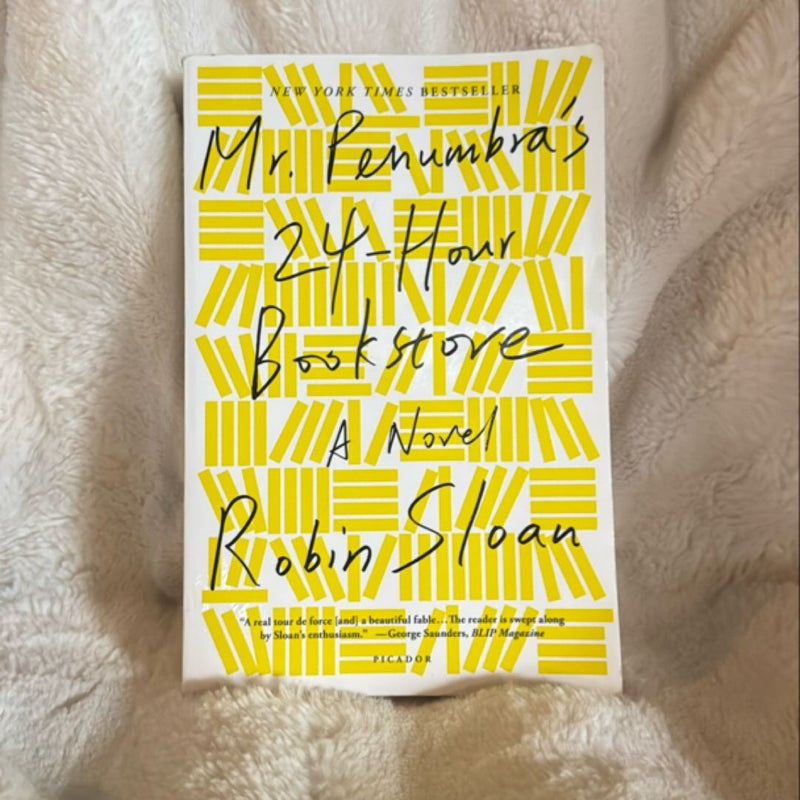 Mr. Penumbra's 24-Hour Bookstore