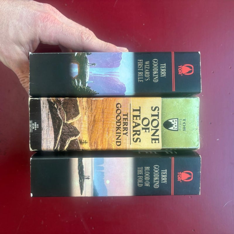 3 Terry Goodkind: Wizard's First Rule Blood of the Fold Stone of Tears
