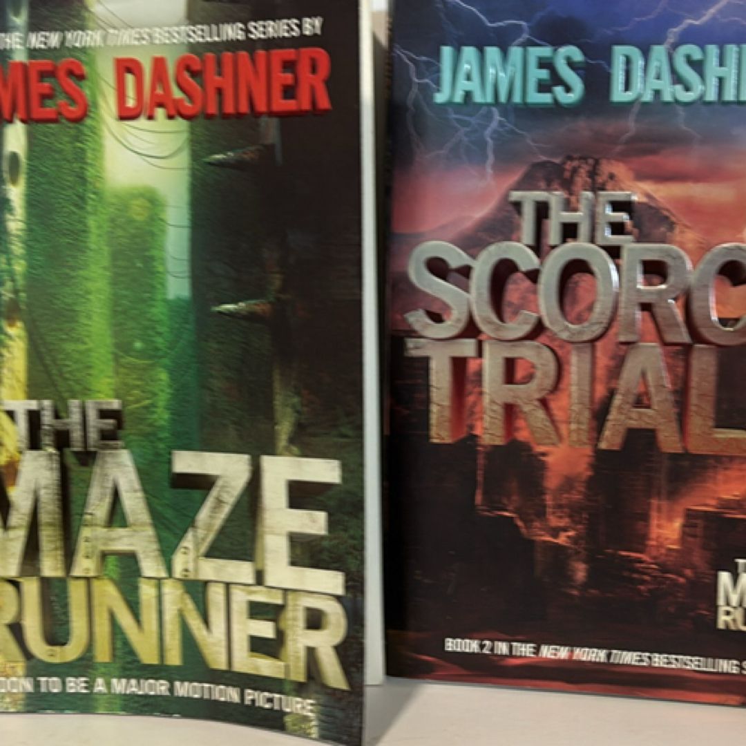 2 Book from Maze Runner Series by James Dashner Maze Runner and Scorch Trials