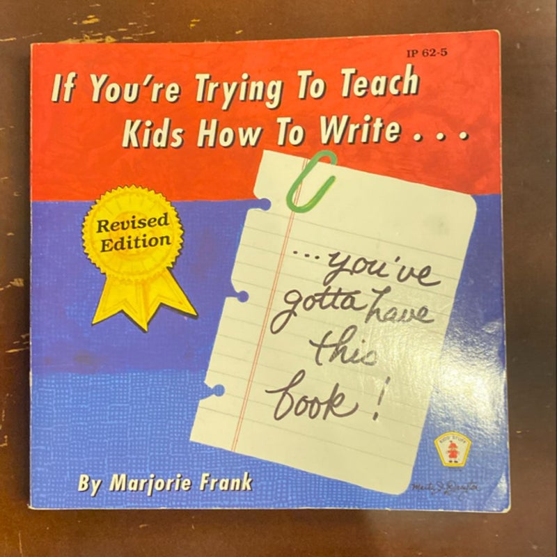 If you’re trying to teach kids how to write….You’ve gotta have this book! 