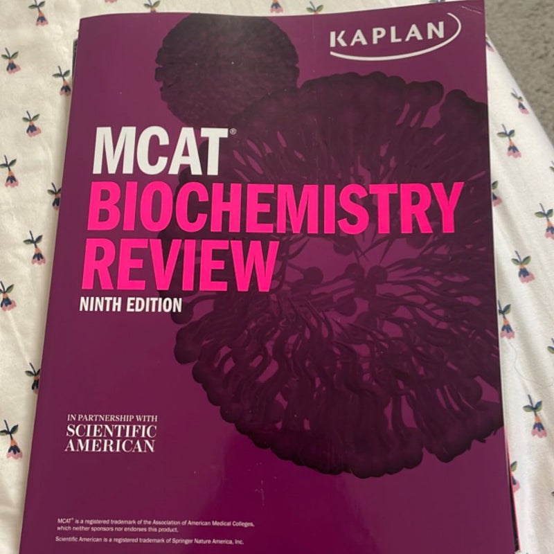 MCAT BIOCHEMISTRY REVIEW 