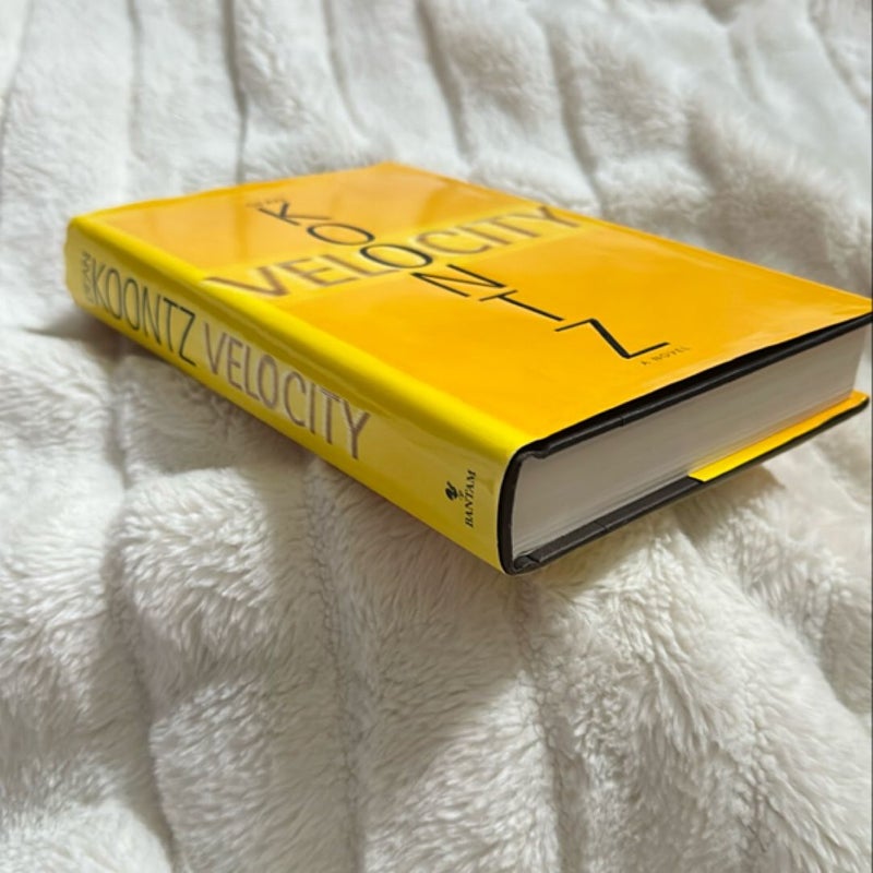 Velocity (Limited Edition-Signature on naked hardcover)