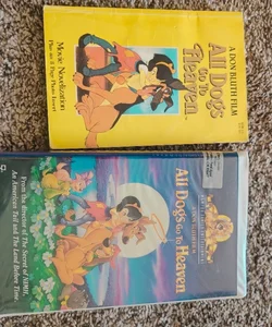 All Dogs Go To Heaven book and VHS 
