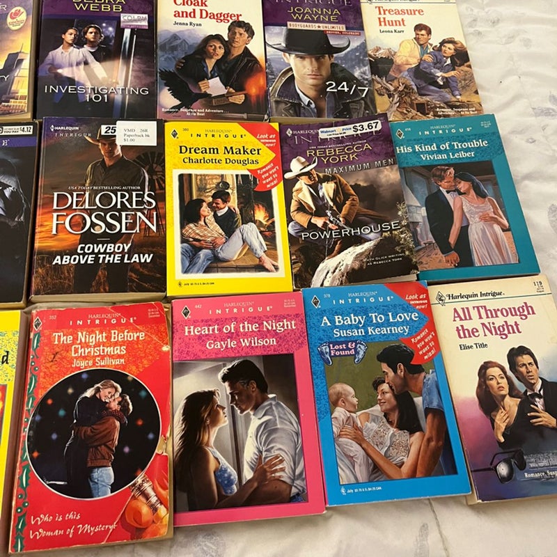 30 Harlequin Intrigue Books Bundle